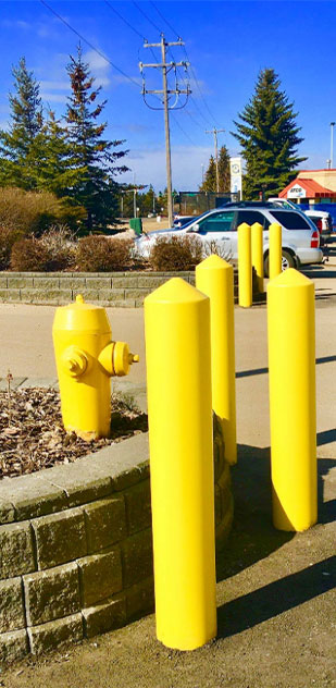 JP Bobcat Services bollards installation
